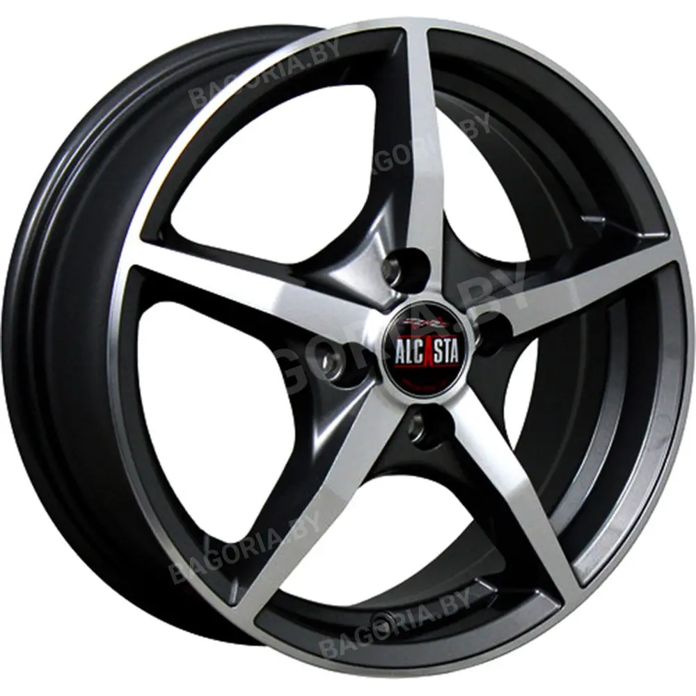 Литой диск Alcasta M56 BKF